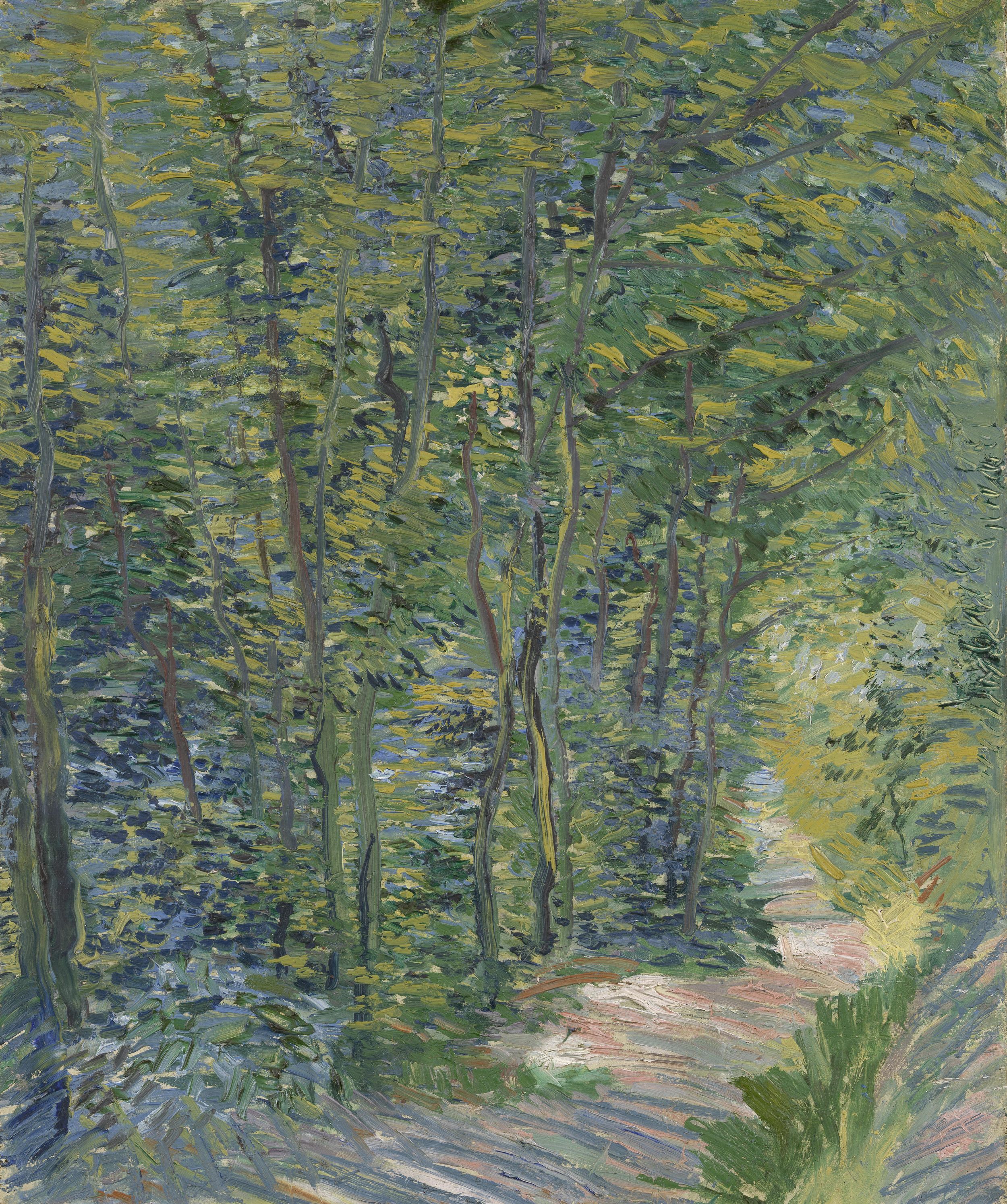 Картина Ван Гога Тропа в лесу 1887
